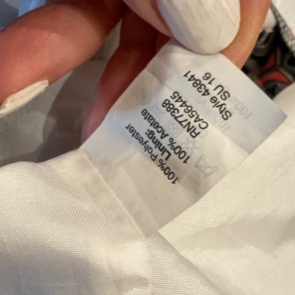 J. CREW Summer Lined Dress, with pockets. Multi-colour, Size 6. - Picture 5 of 5